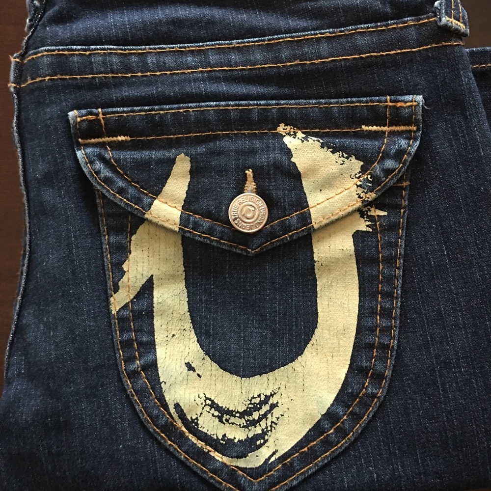 Pre-Loved Auth True Religion Flare Jeans sz 30